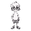 carioca, white, with short hair and wearing glasses.