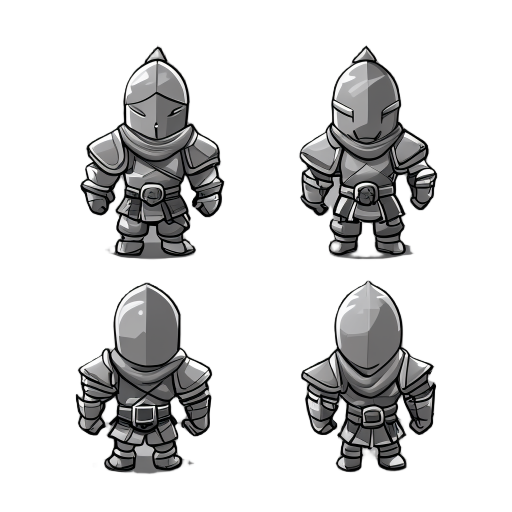 warrior 4 directions top down