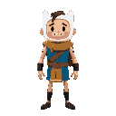 finn from adventure time as a mortal kombat character