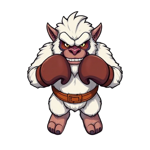 maplestory yeti wearing boxing gloves