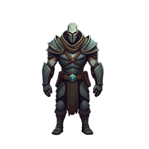 a silent, unwavering sentinel, veridian stonehand is a relic of a forgotten order dedicated to safeguarding ancient, often cursed, knowledge and places. they don't seek glory or riches, but operate on