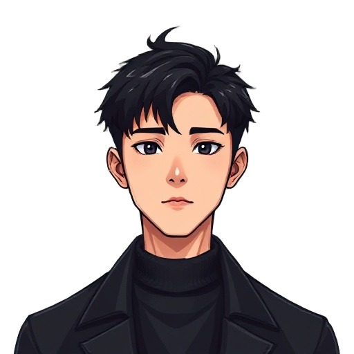 i want to generate a pixel painting in the sprite, a full-body picture of the game protagonist, 16bit color matching, a japanese rpg male protagonist, a modern urban married young man, black clothing,