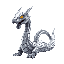 a futuristic metallic dragon serpent made entirely of shiny articulated steel plates, with a long flexible snake-like body. the head has sharp angular shapes with open jaws showing metal fangs, glowing yellow eyes, and cables or chains around its neck. it