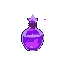 potion purple, healing, glowing
