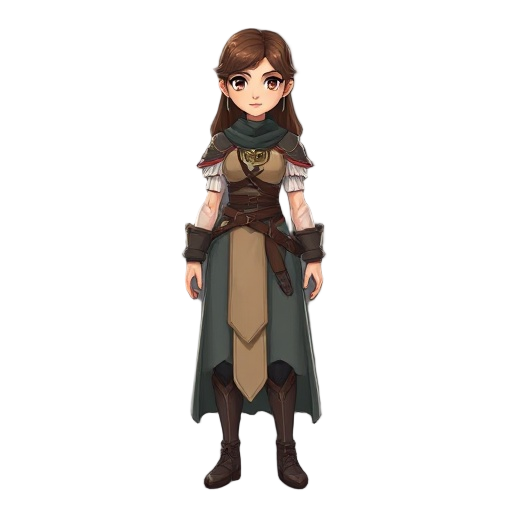 mujer con vestimenta medieval y apocaliptica