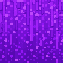 randomized pixels of shades of purple flowing down