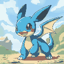 a blue big pokemon