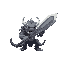 a monster with à big sword