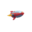 a jetpack very colorful