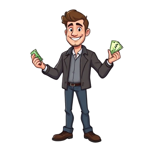 a man with a bet