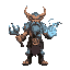 orc shaman with storm powers
