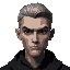 create a blank human face in  the dark fantasy style