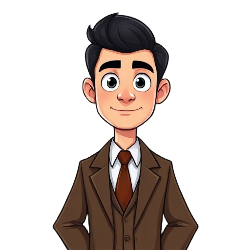 businessman, 1935, brown suit , dark hair