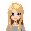 girl with a long blonde hair blue eyes 
