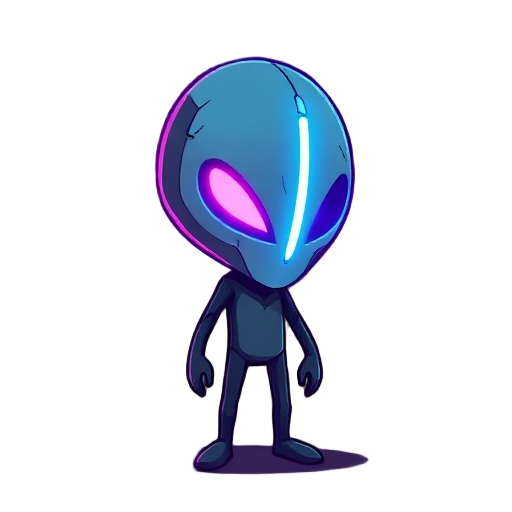 character concept: neon wraith  head/mask: a smooth, oval mask with one vertical glowing slit (like a cybernetic eye) instead of two eyes. the slit glows in shifting neon colors (pink, cyan, purple). the mask is cracked slightly, with faint glowing lines 