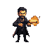 generate a weapon for a man like john wick, with smokin, but he loses all family so he is so angry and he wants to revenge.