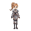 knight girl, beautiful, human proportions