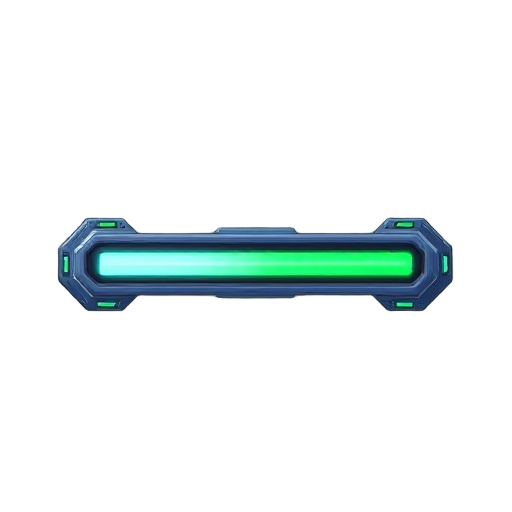 a technological health bar inspired in megaman x4 empty and 100% original. 