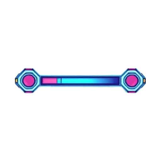 a technological health bar inspired in megaman x4 empty and 100% original. 