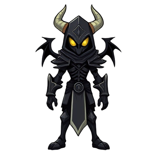 a hollowknight styled character but bangladeh based no horn dark styled