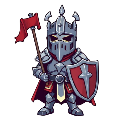 castle guard with full armor pixel 
