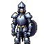 castle guard with full armor