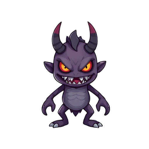 pixel character evil monster