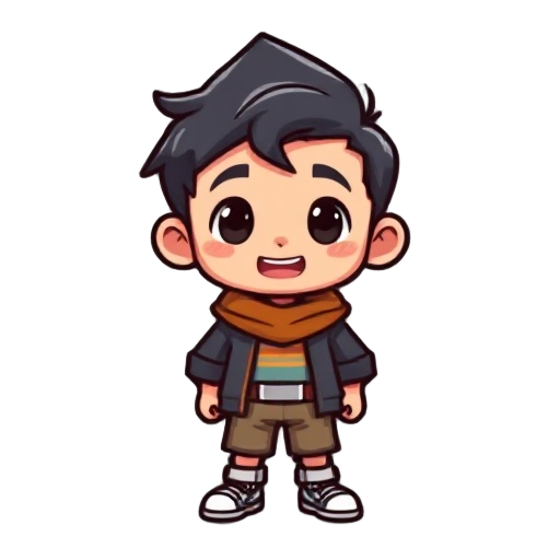 pixel character boy