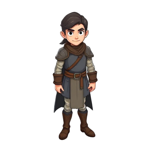 an base character for an medieval fantasy roleplay game 