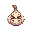 a garlic with fangs like a vampire. but it has literally the shape of a garlic, its not a humanoid.