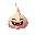 a garlic with fangs like a vampire. but it has literally the shape of a garlic, its not a humanoid.