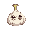 a garlic with fangs like a vampire. but it has literally the shape of a garlic, its not a humanoid.