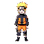 i want a naruto character sprite in 2d modern with movements animations