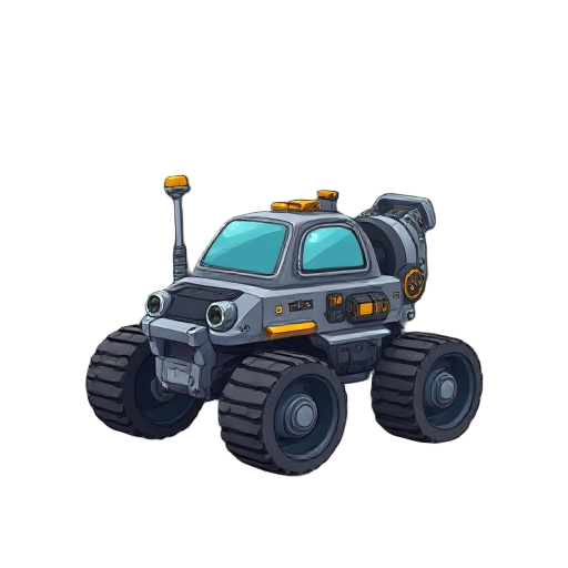 space rover, mining, vehicle, drill