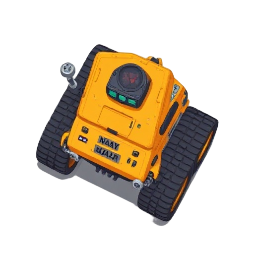 space rover, miner, nasa, futuristic, automated vechile, simple, pixel