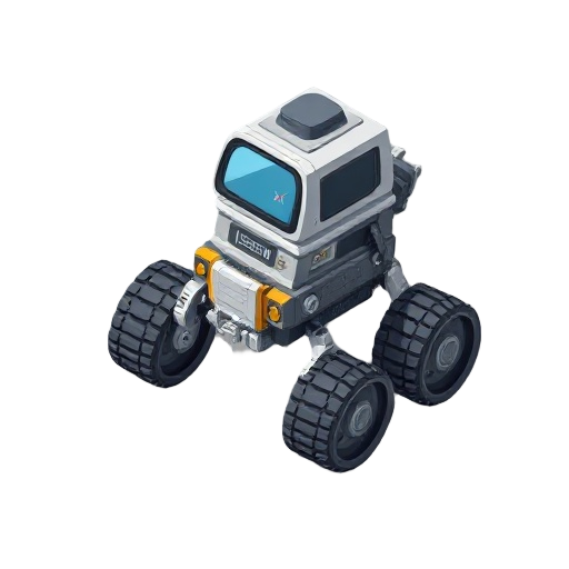 space rover, miner, nasa, futuristic, automated vechile