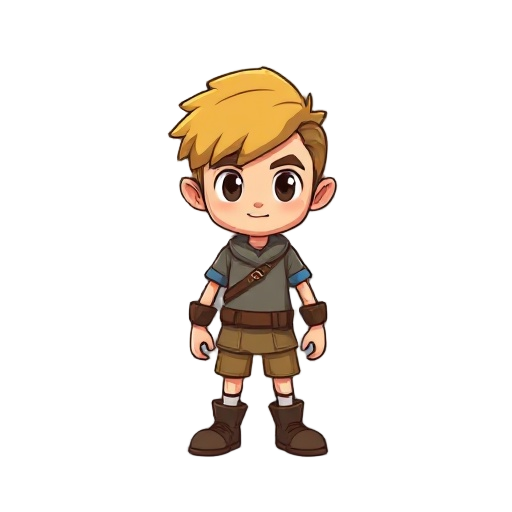 generate a character for my 2d plataformer rpg game