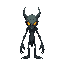 thin, long limbs, monster, ominous valley, glowing eyes, soul-piercing gaze, danger