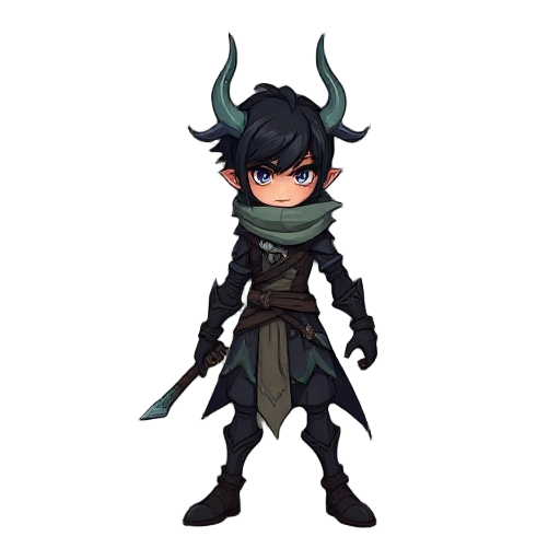 a mysterious 2d side-scroller game protagonist named kael, designed in a dark fantasy style similar to hollow knight or ori and the blind forest. he is a young adult male spirit-warrior, partly human,