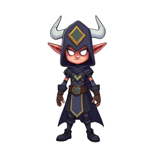 gere um persogem do tipo mago com base no estilo do jogo mu online