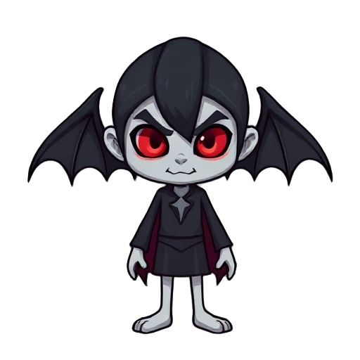 um vampiro de cabelos loiros longos com olhos vermelhos macabro sombrio 