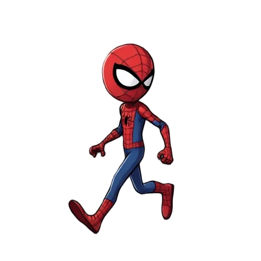 haz a spiderman caminando