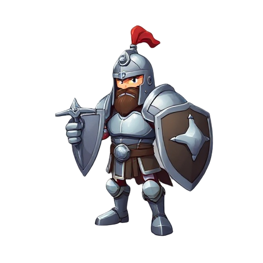 chevalier en armure lourde
