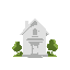 front angle of a white house