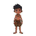 a native boy from the amazon, about 12 years old