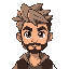 adventurer, modern style, brain hair