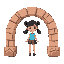 girl arching