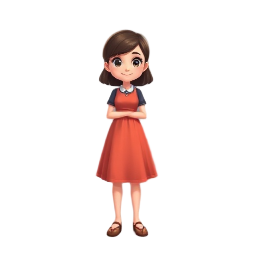 a girl in a dress that goes down about the knee 