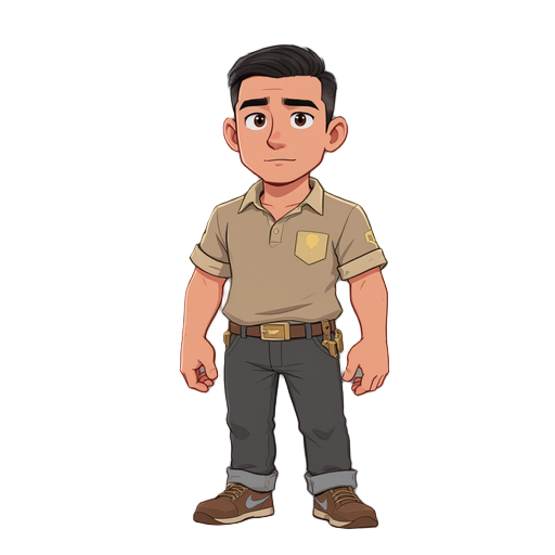 a young kazakh man, about 20 years old, medium athletic build. short straight black hair, brown eyes, tanned skin. defined cheekbones, straight nose. thoughtful calm expression. wearing casual clothes