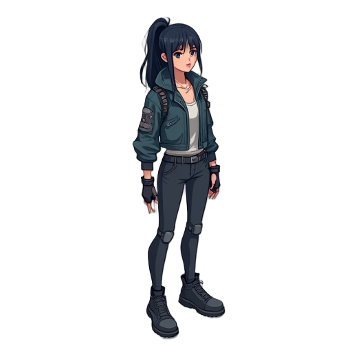 a cyberpunk woman 